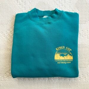 Vintage Kings Gap Sweatshirt Crewneck Mens Large Carlisle Pennsylvania Nature